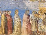 GIOTTO di Bondone The Marriage Procession of the Virgin oil painting reproduction